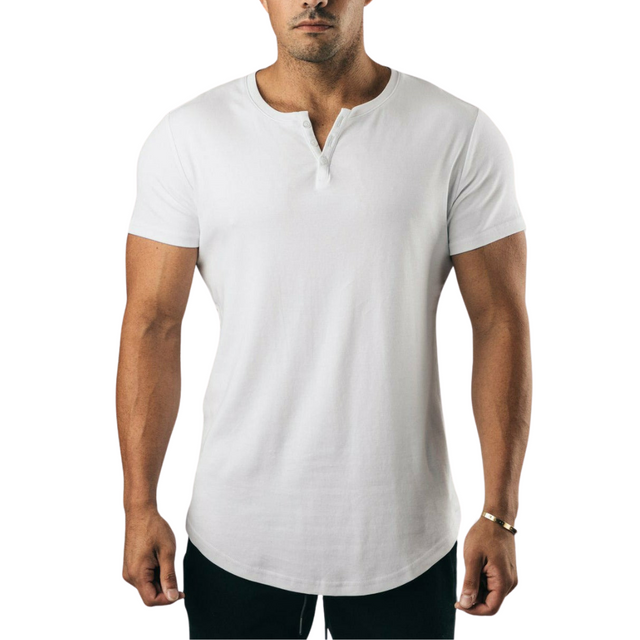 Men's Quick Dry Crew Neck Muscle T-Shirt