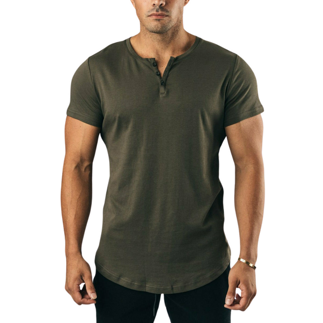 Men's Quick Dry Crew Neck Muscle T-Shirt