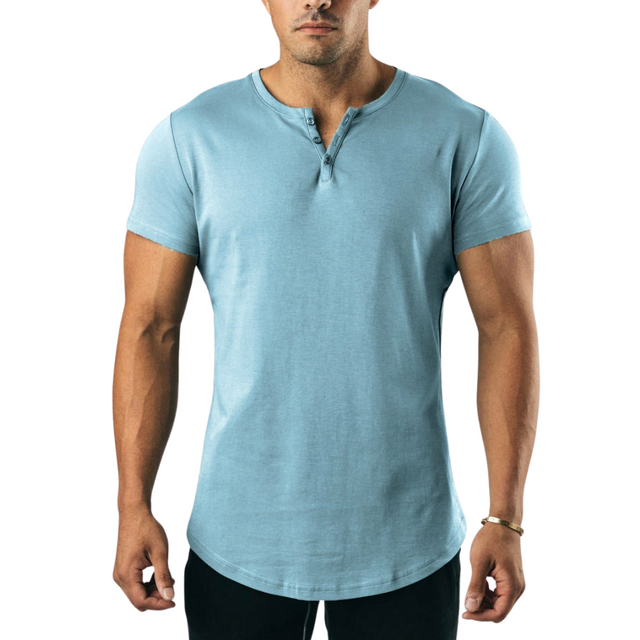 Men's Quick Dry Crew Neck Muscle T-Shirt