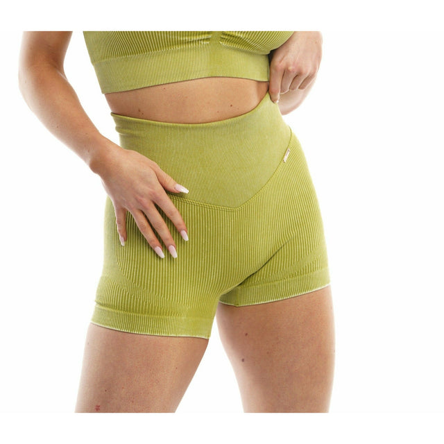 Talent Scrunch V Waist Shorts in Black