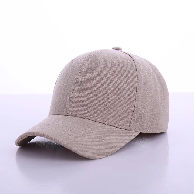 Black Cap Solid Color Baseball Cap Snapback Caps