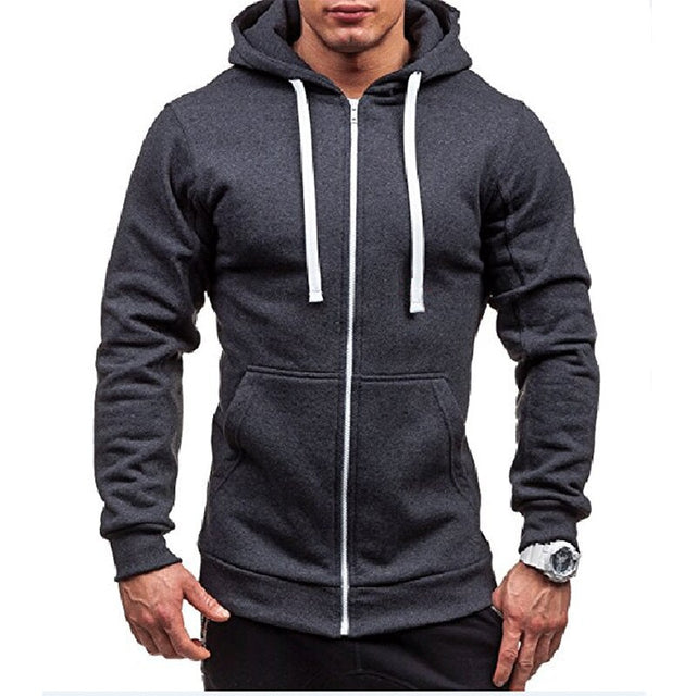 Men's Autumn Hooded Sweatshirt