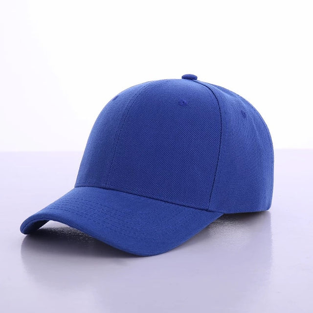 Black Cap Solid Color Baseball Cap Snapback Caps