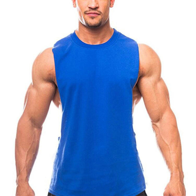 Men Bodybuilding Sleeveless Shirt