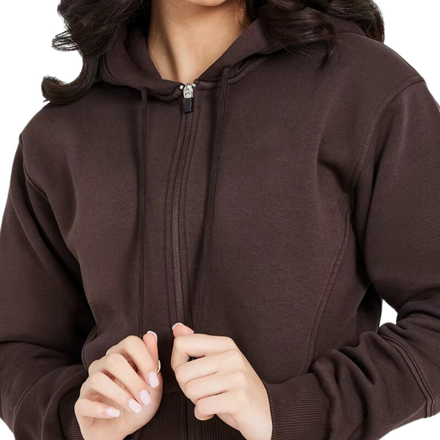 Women's Fleece Cropped Hoodie