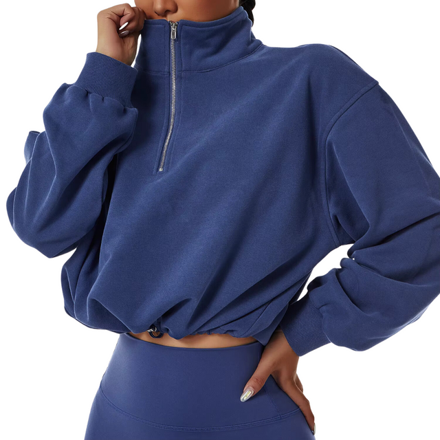 Women's Half Zip Pullover Hoodie