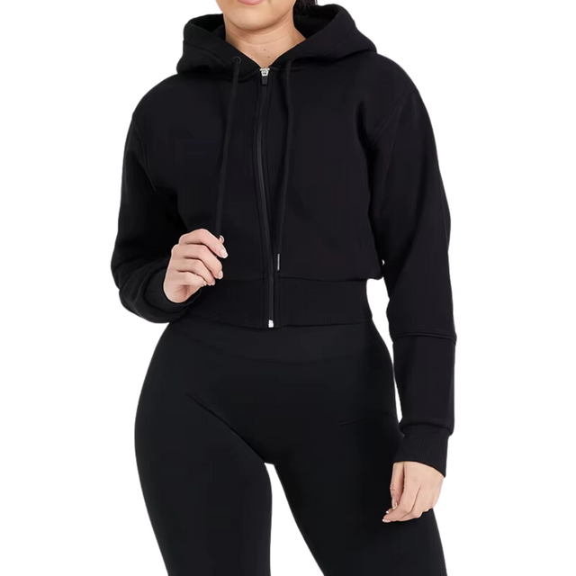 Women's Fleece Cropped Hoodie