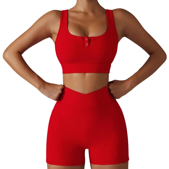 Perseverance Sports Bra and Crossover Waist