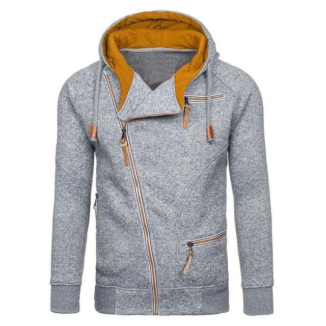 Men's Autumn Casual Solid Long Sleeve Hoodie