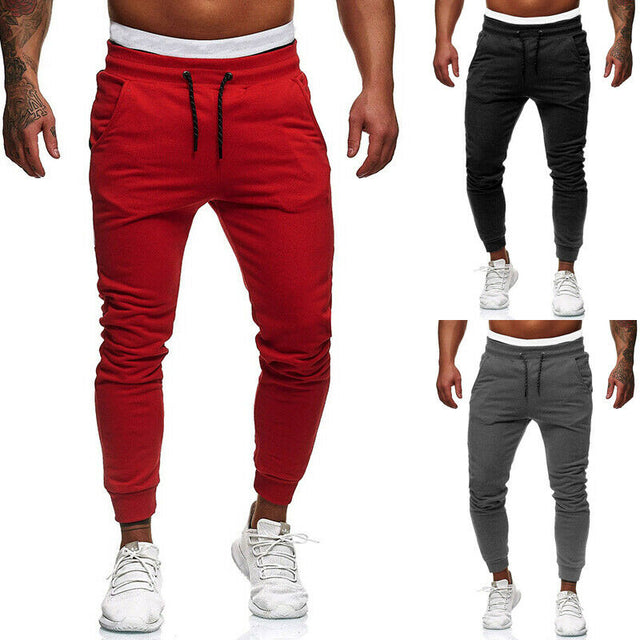 Men's Track Pants Higher-Waisted