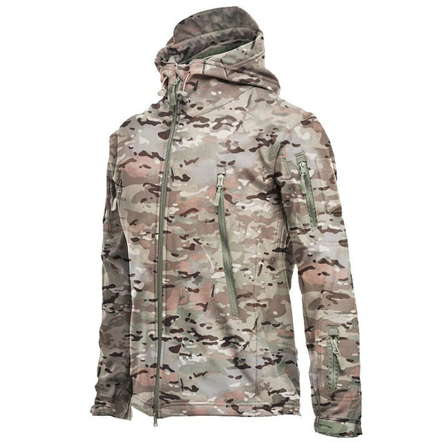Men's Outdoor Bomber Jacket Thermal Hoodie